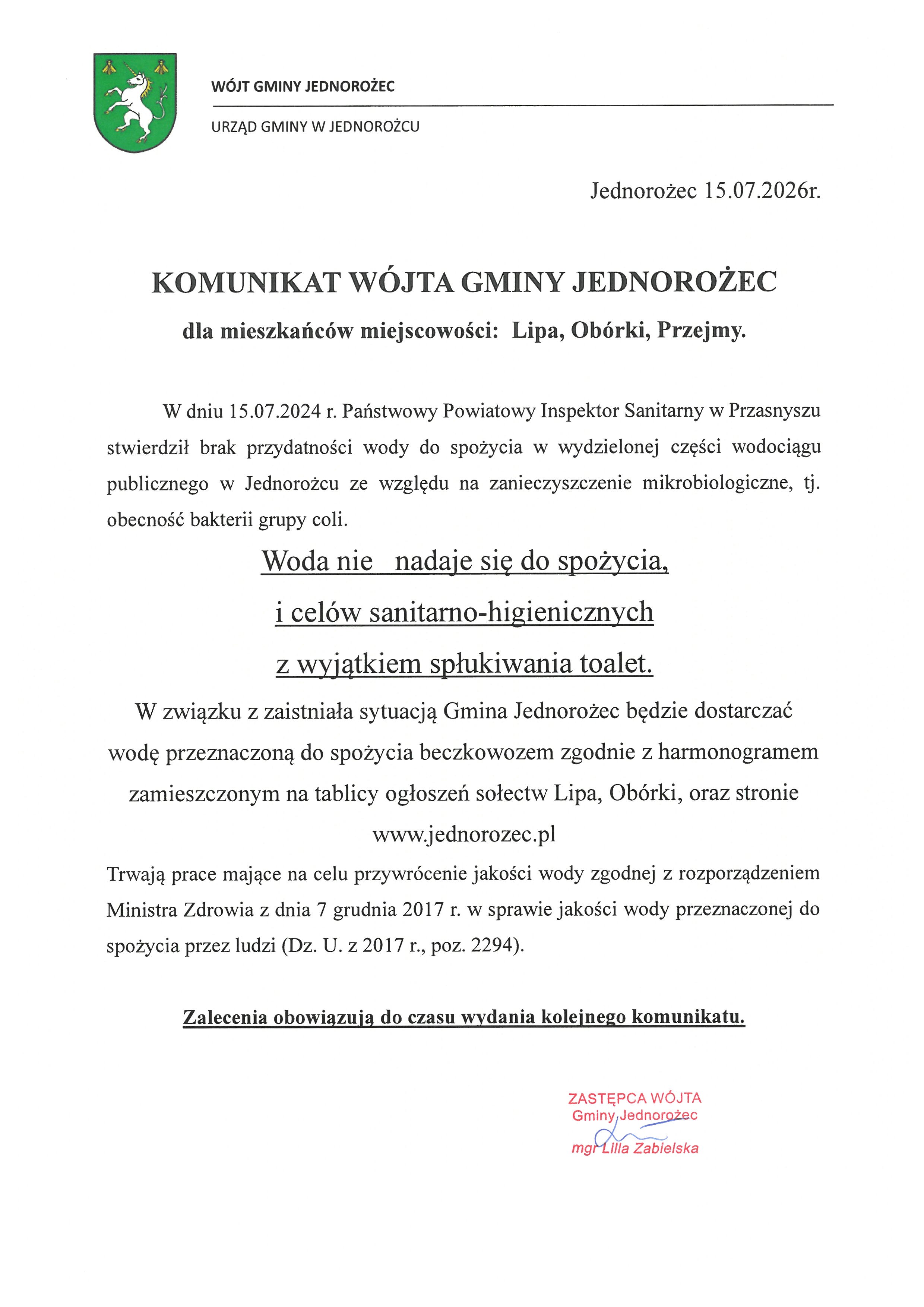 komunikat