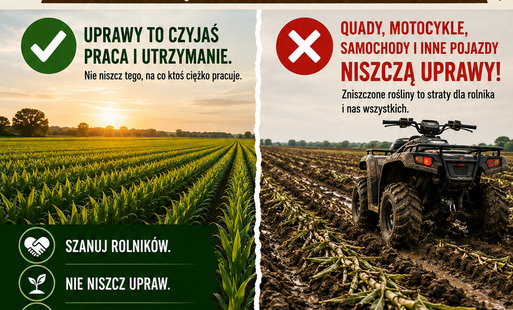 Zdjęcie do Apel o poszanowanie pracy rolnik&oacute;w oraz ich własności