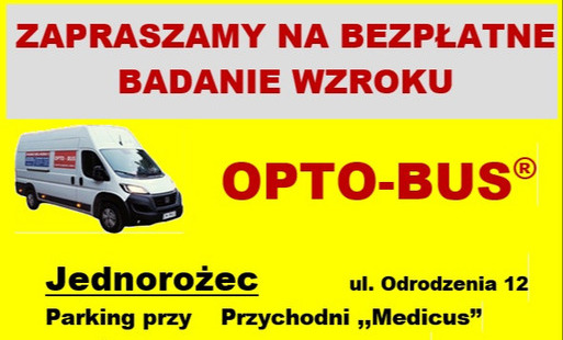Zdjęcie do OPTO-BUS Bezpłatne badanie wzroku